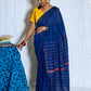 Blue Khesh  Cotton Saree