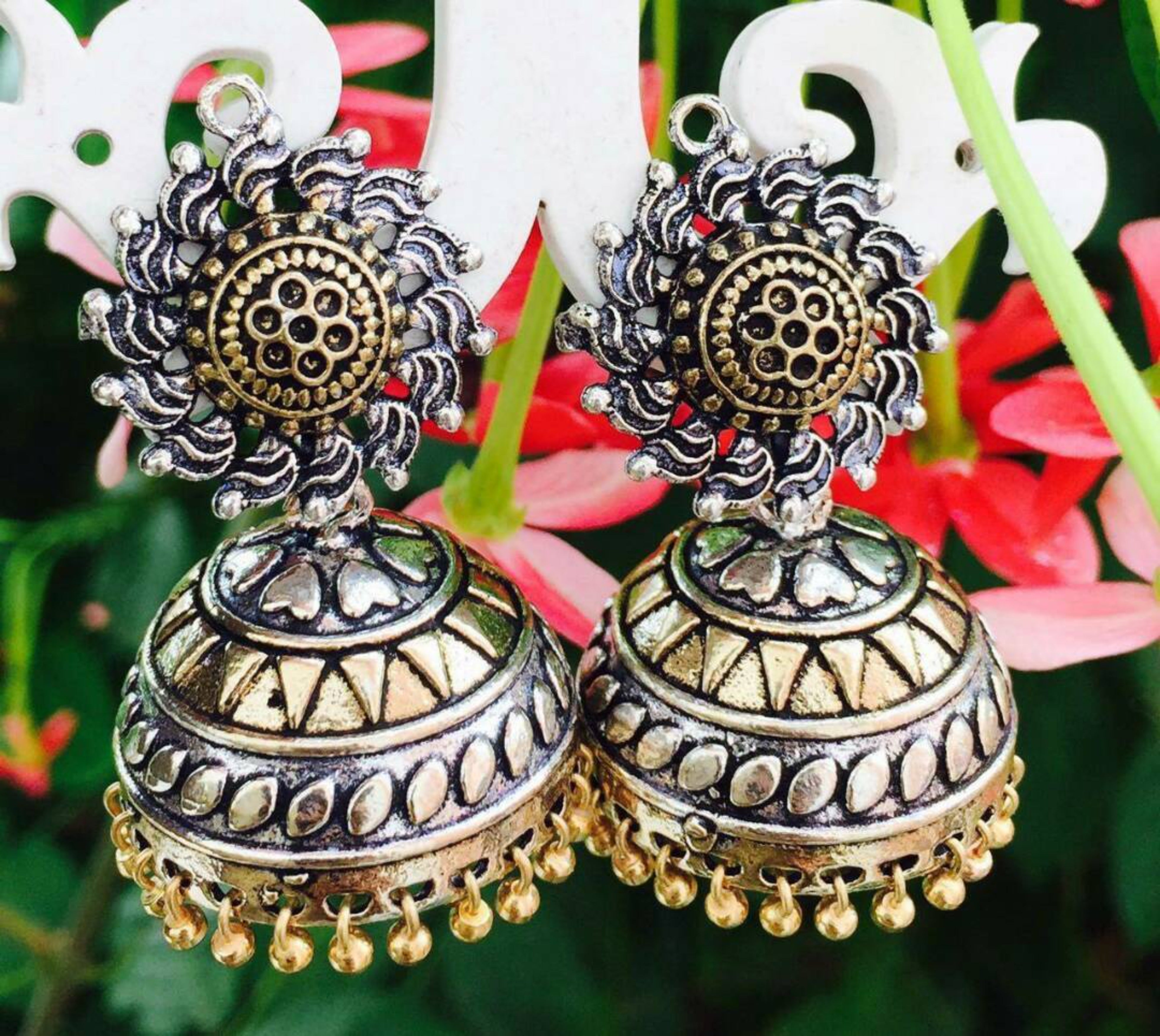 German deals silver jhumka